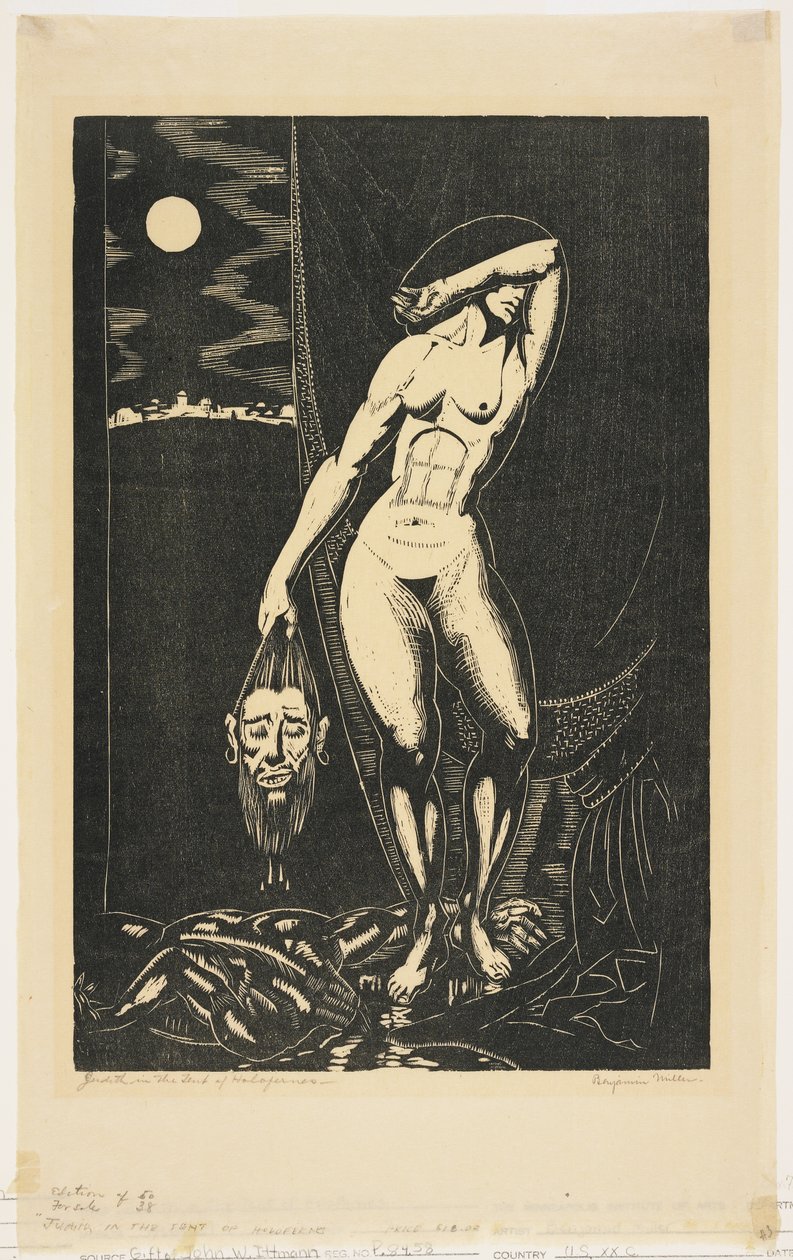 Judith in the Tent of Holofernes by Benjamin Miller