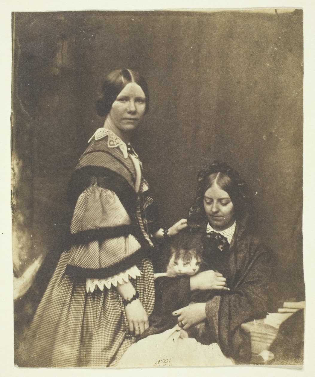 Mrs. Craik Holding Cat by Benjamin Mulock