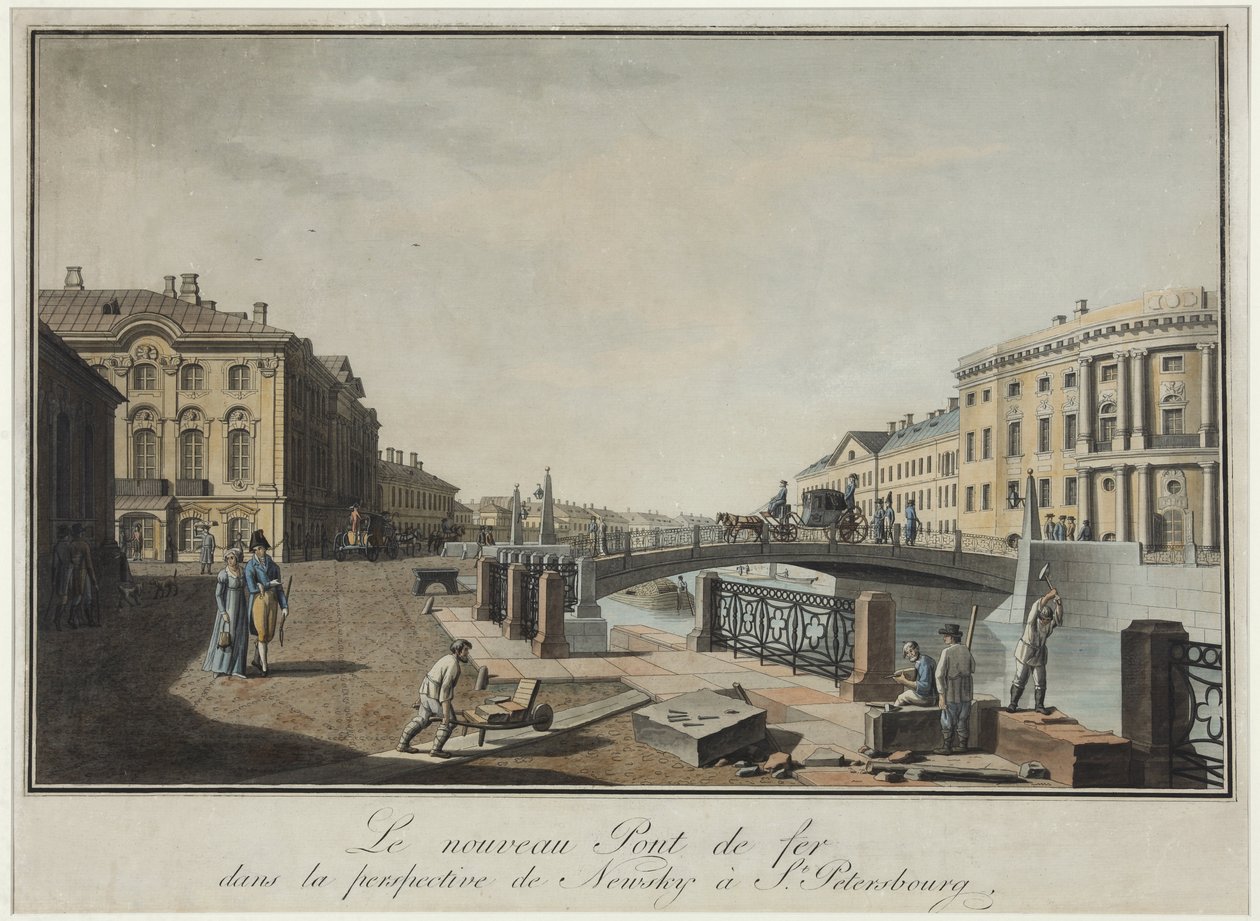 View of the Green Bridge in Saint Petersburg by Benjamin Patersson