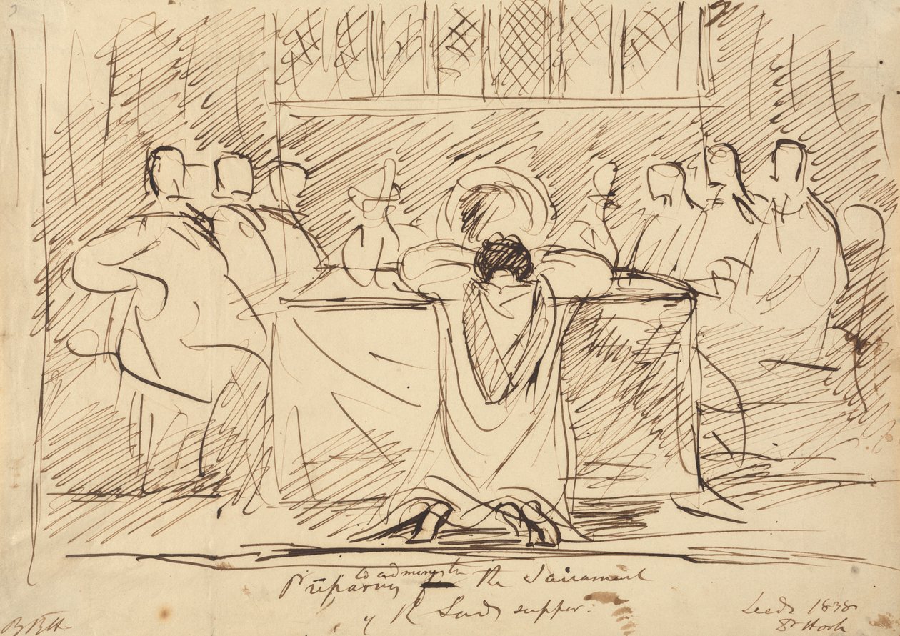 Preparing to Administer the Sacrament by Benjamin Robert Haydon