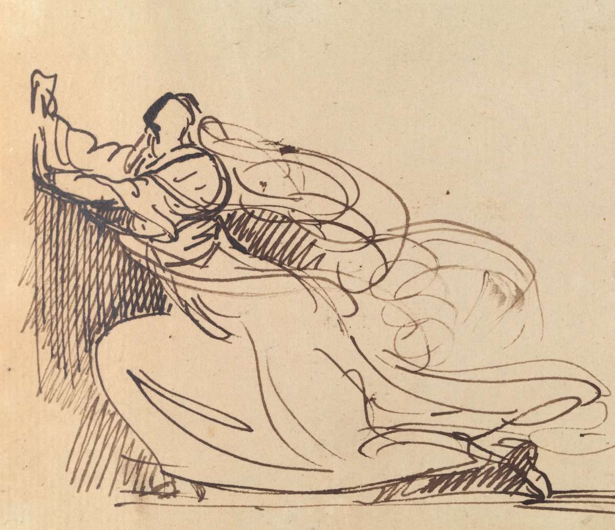 Study of a Woman Pleading on Her Knees by Benjamin Robert Haydon