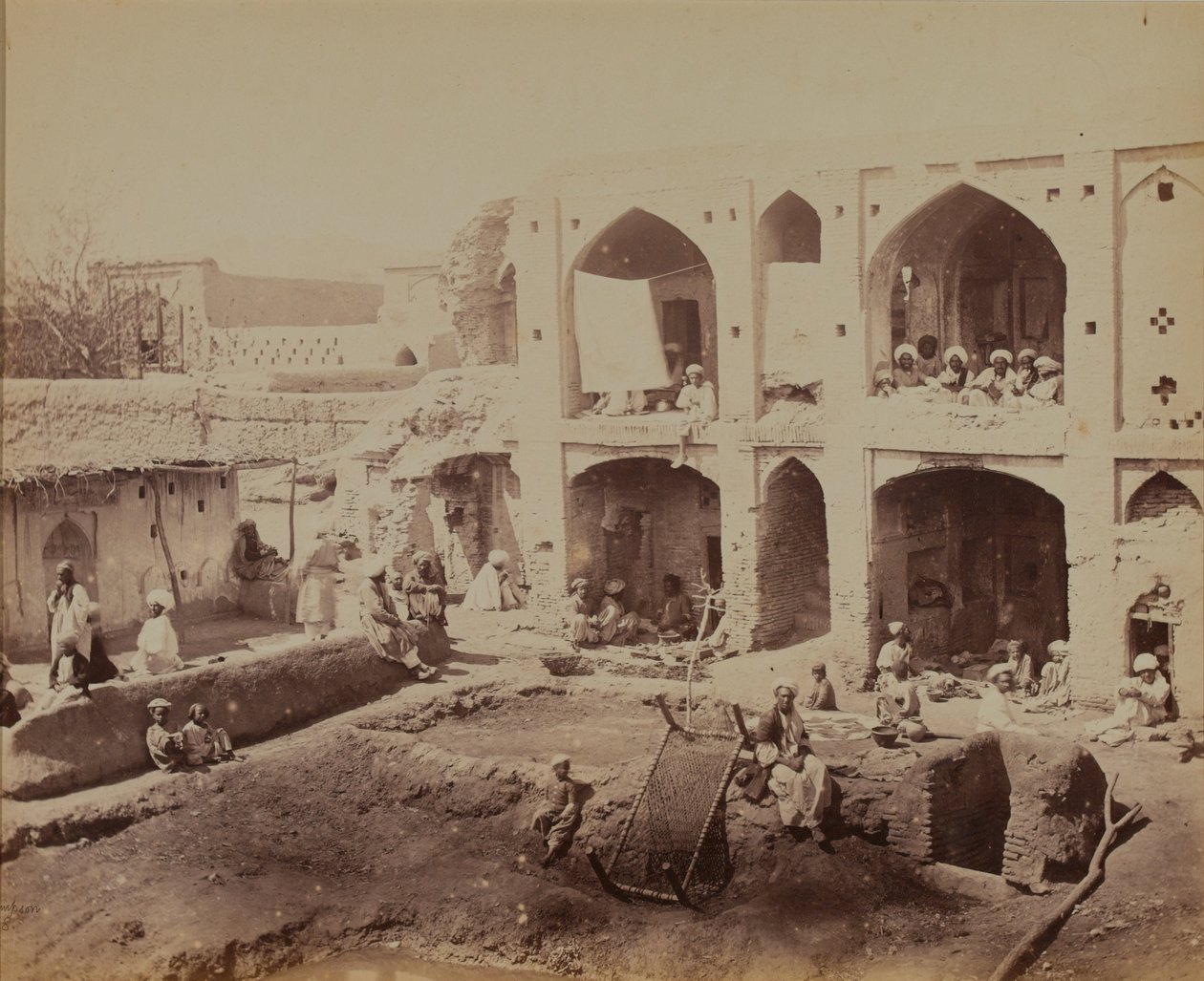 Street scene, Kandahar by Benjamin Simpson