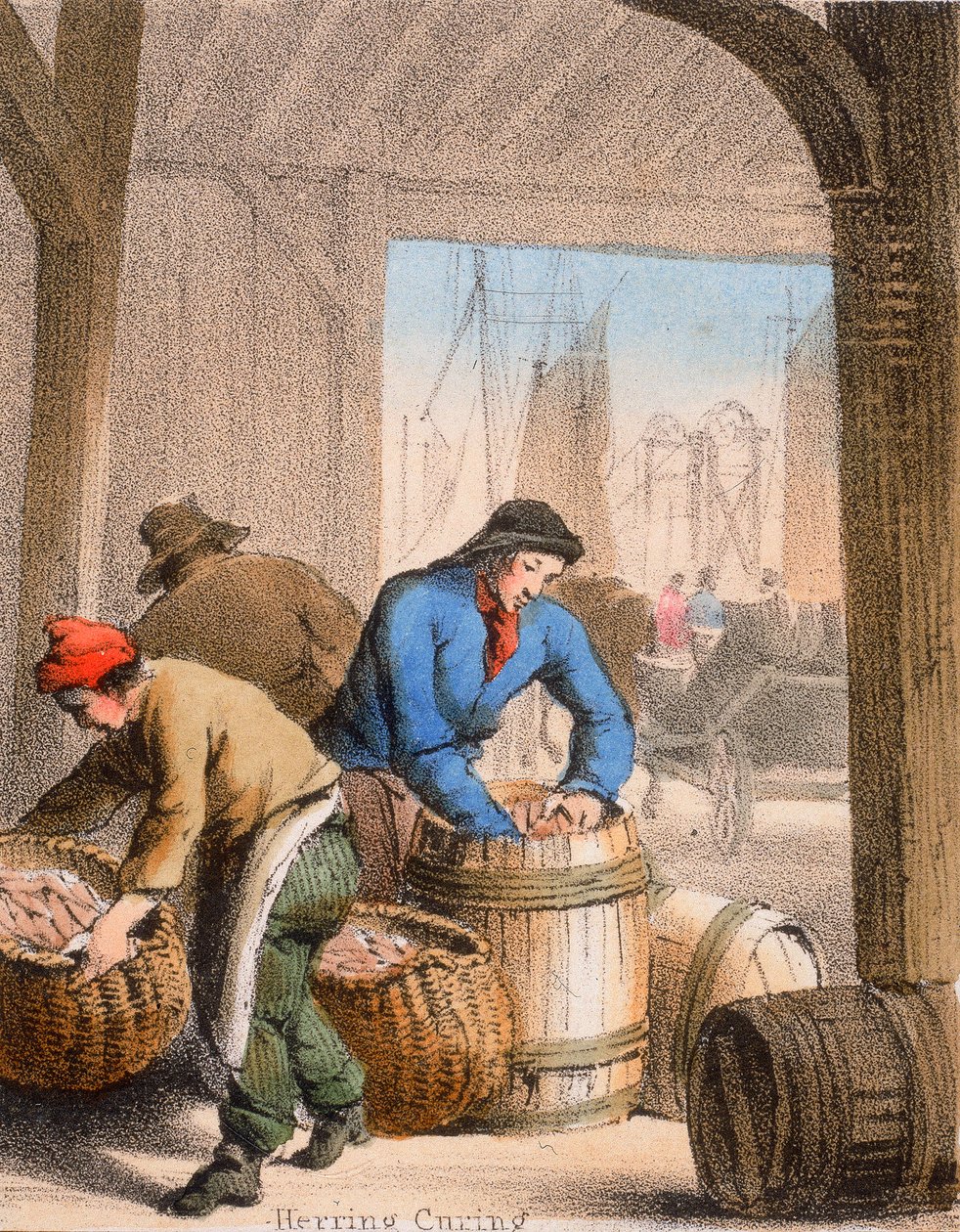 Herring Curing by Benjamin Waterhouse Hawkins
