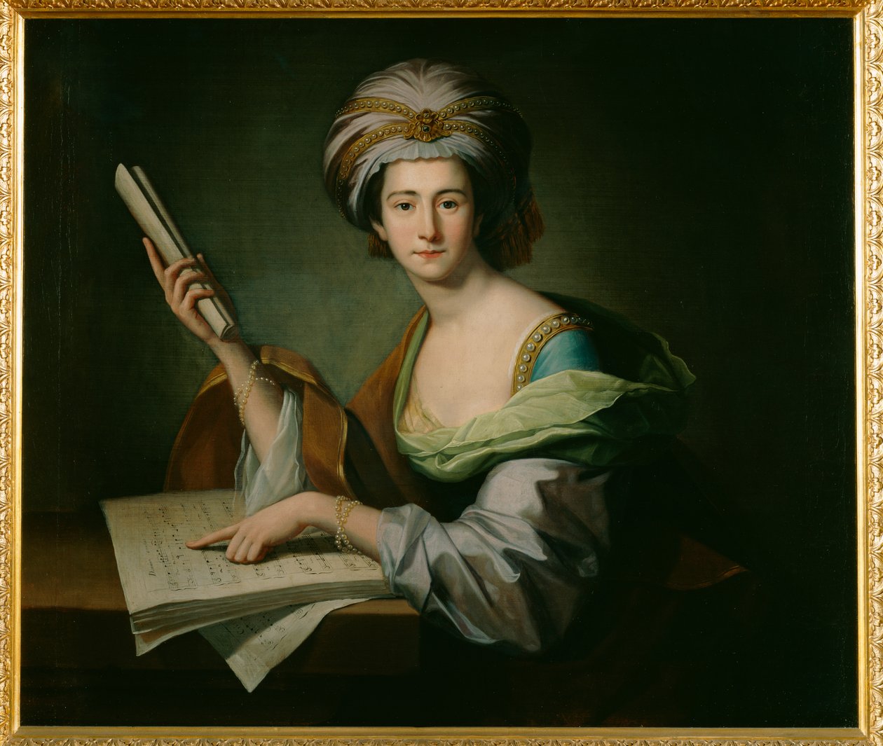 Anna Maria Schulz, Lady Griffin by Benjamin West