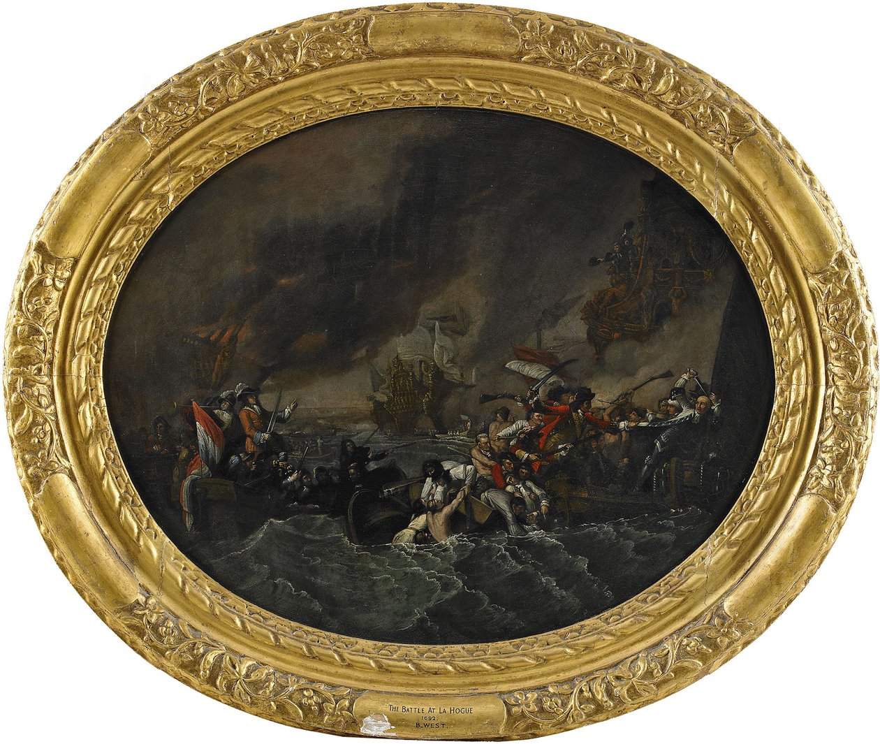 The Battle of La Hogue, 1820 by Benjamin West