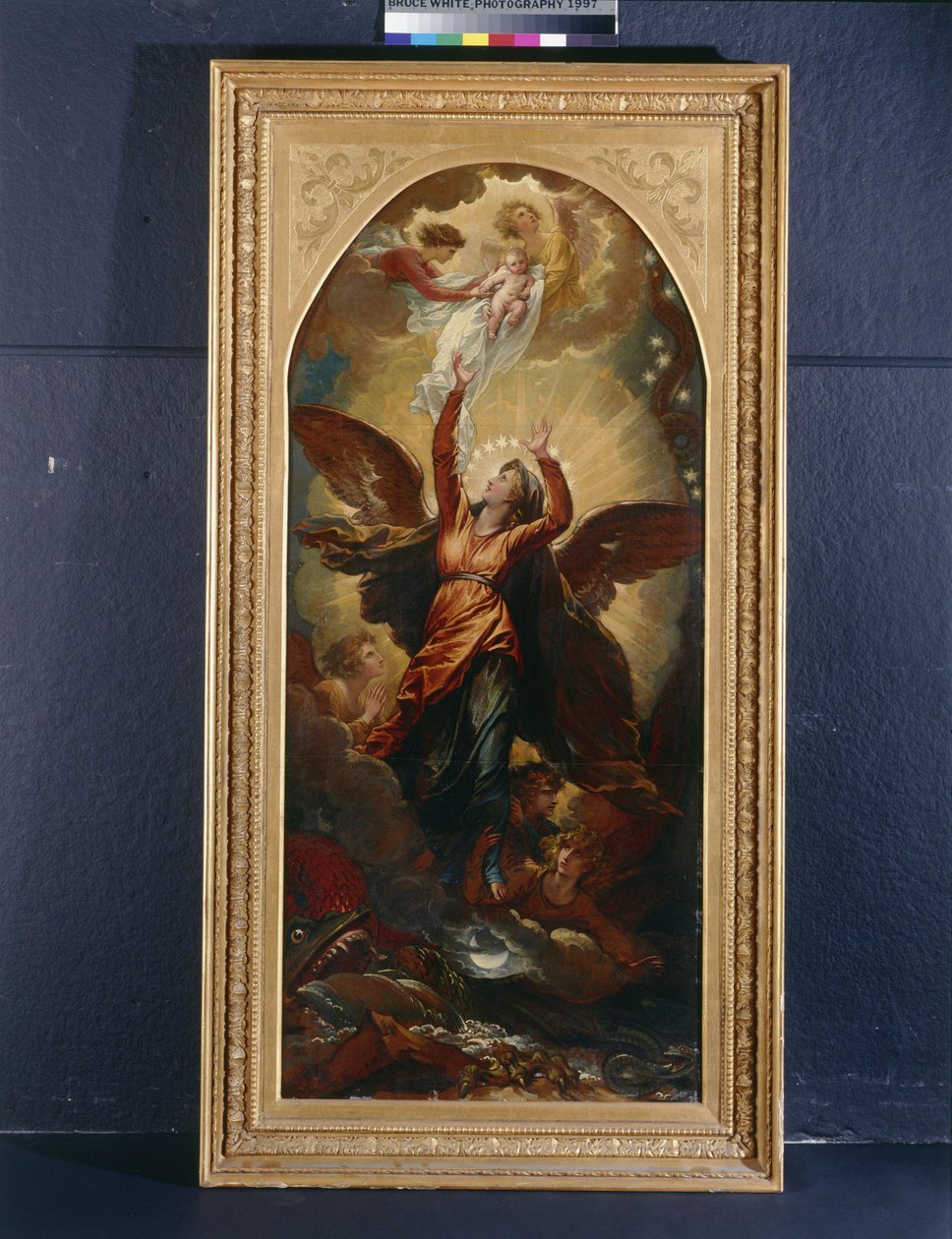The Woman Clothed with the Sun Flees from the Persecution of the Dragon by Benjamin West