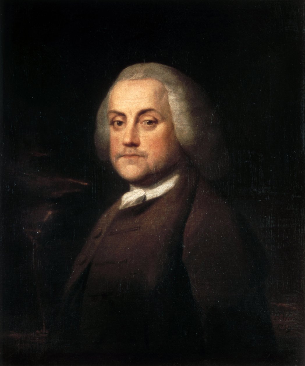Benjamin Franklin by Benjamin Wilson