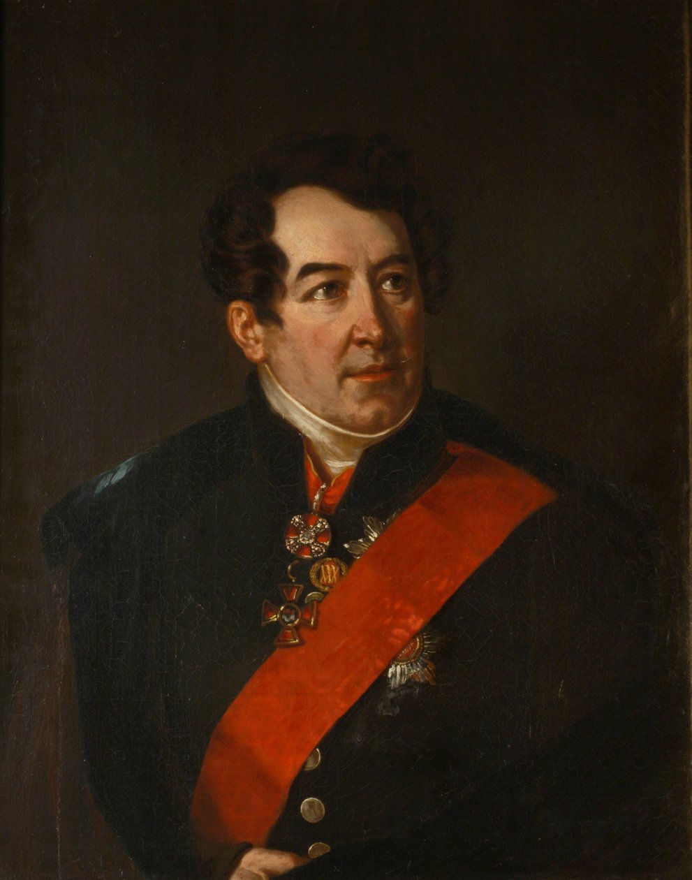 Portrait of the Poet Dmitri Osipovich Baranov by Benois Charles Mitoire