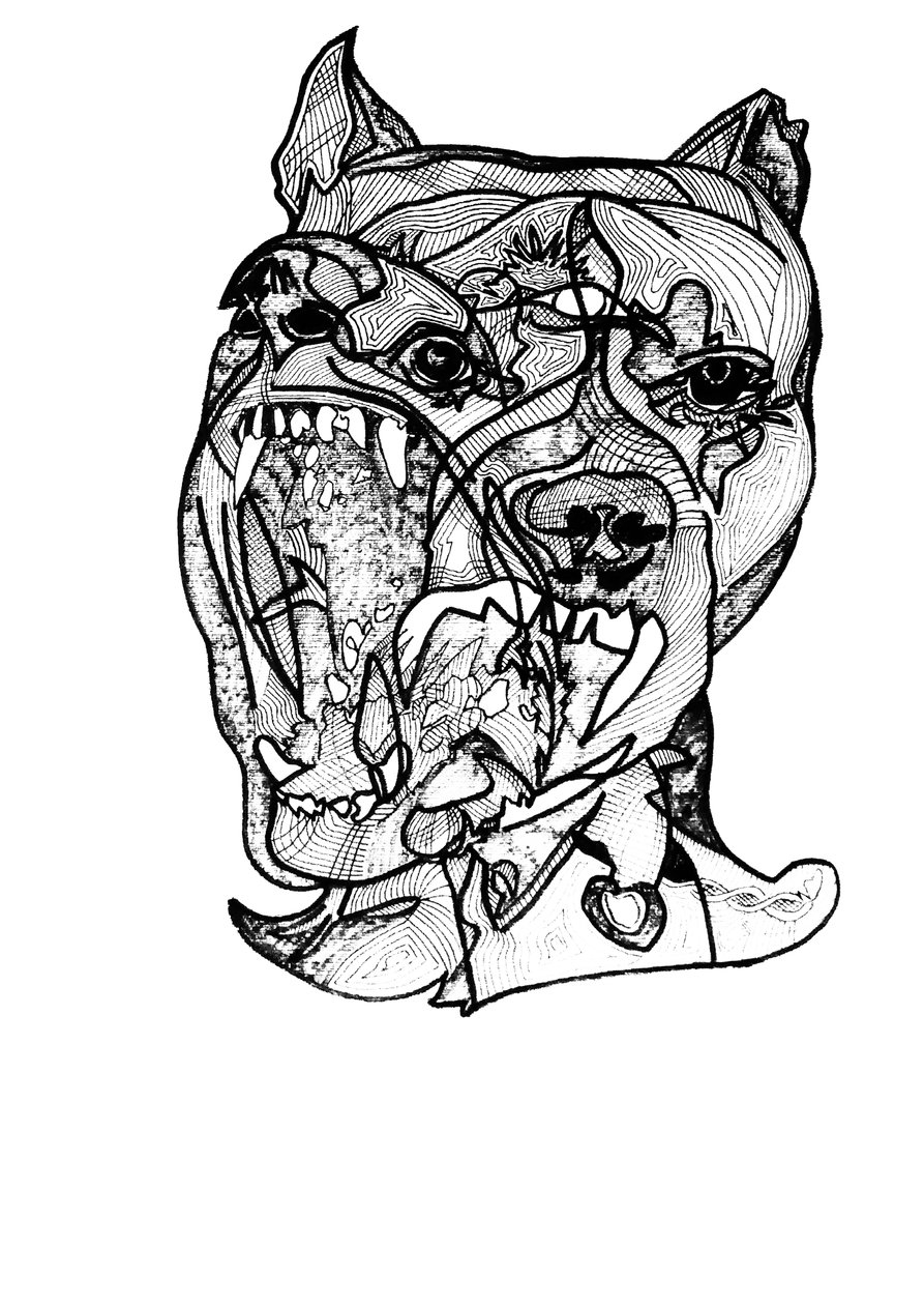 Double Rottweiler, 2019 by Benoit Erwann Boucherot