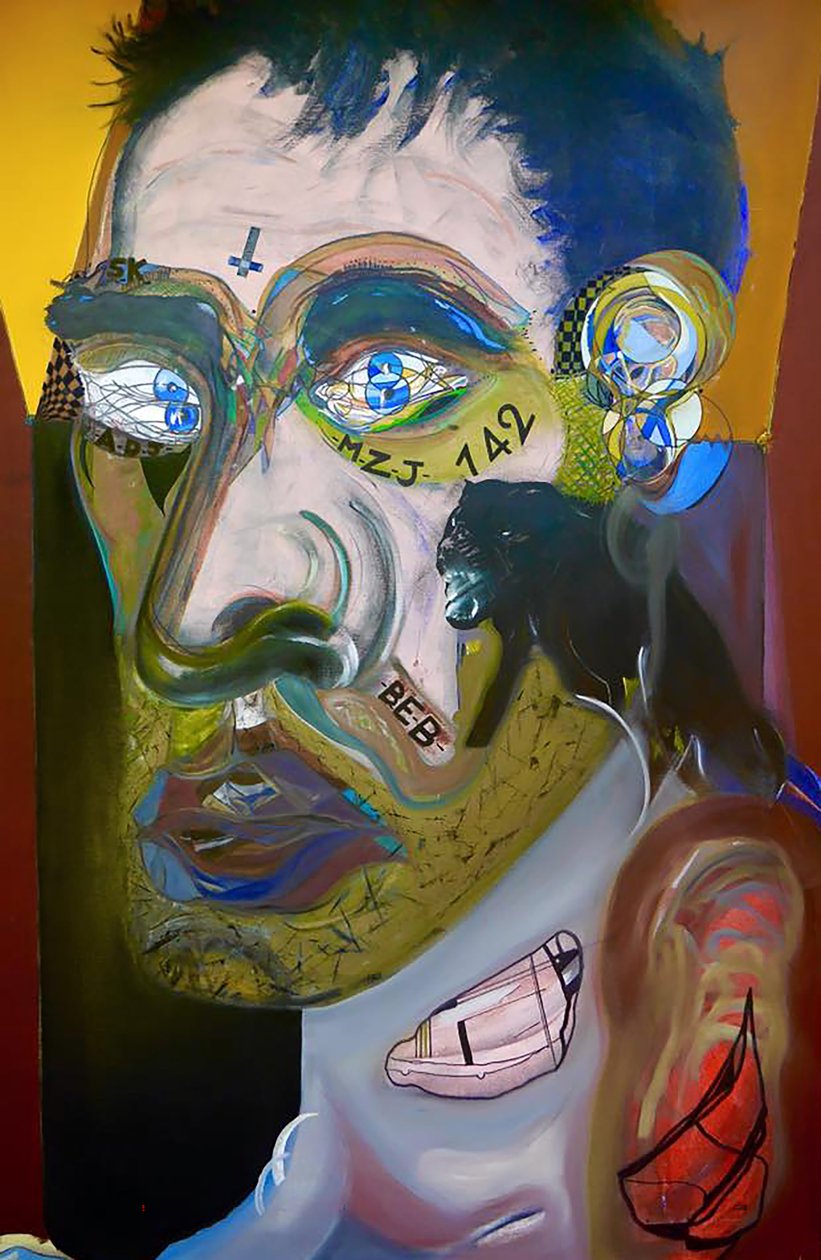 Last Self-Portrait Before Mexico, 2015 by Benoit Erwann Boucherot