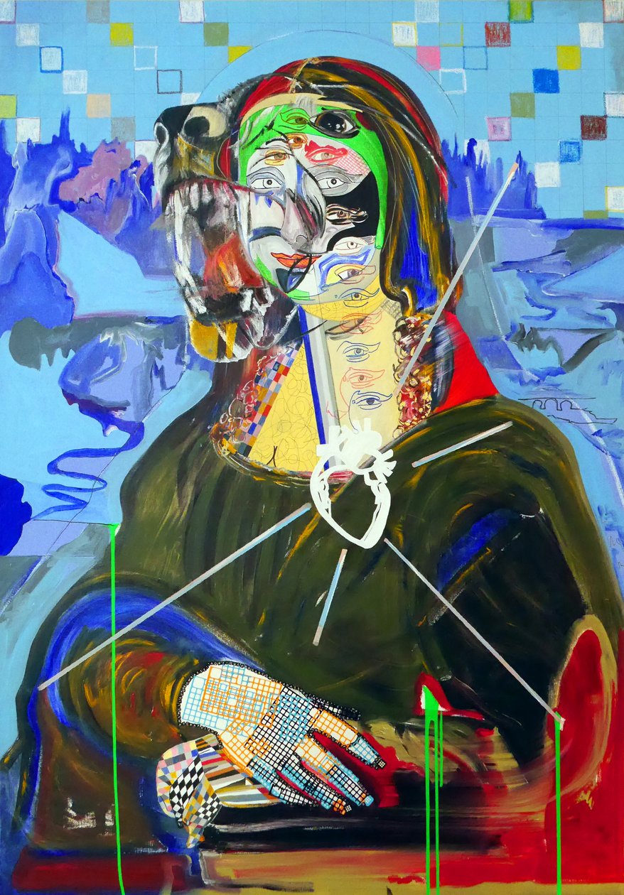 Surpainting: Mona Lisa, 2018 by Benoit Erwann Boucherot