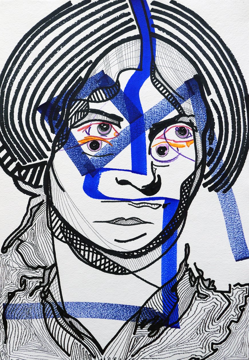 Surportrait: Charlotte Brontë, 2019 by Benoit Erwann Boucherot