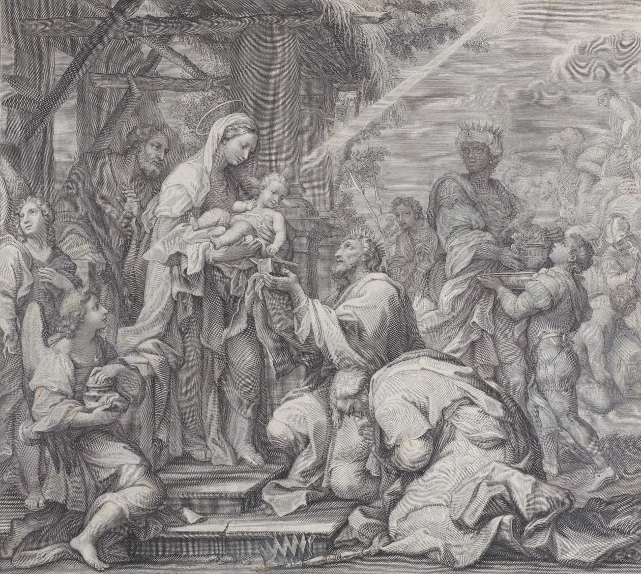 The Adoration of the Magi, 1714-24 by Benoît Farjat