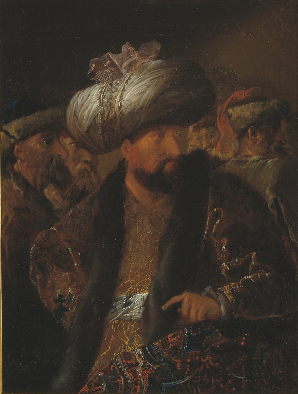 A Gathering of Turkish Men by Benoît Le Coffre