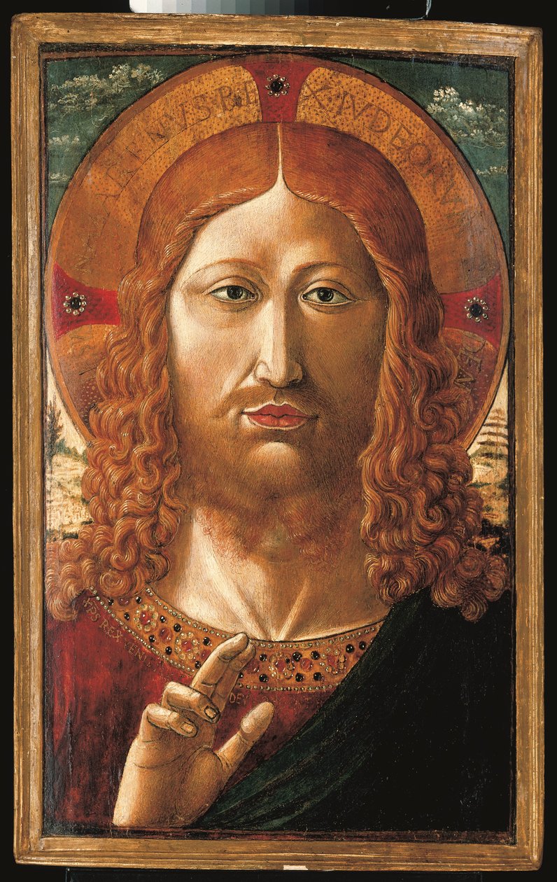 Christ Blessing by Benozzo di Lese di Sandro Gozzoli