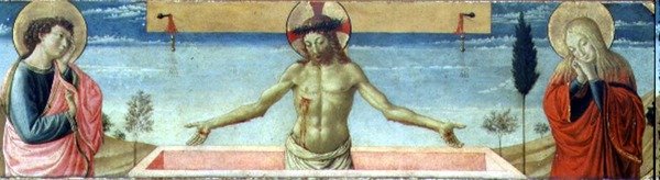 Christ Risen from the Tomb (detail) by Benozzo di Lese di Sandro Gozzoli