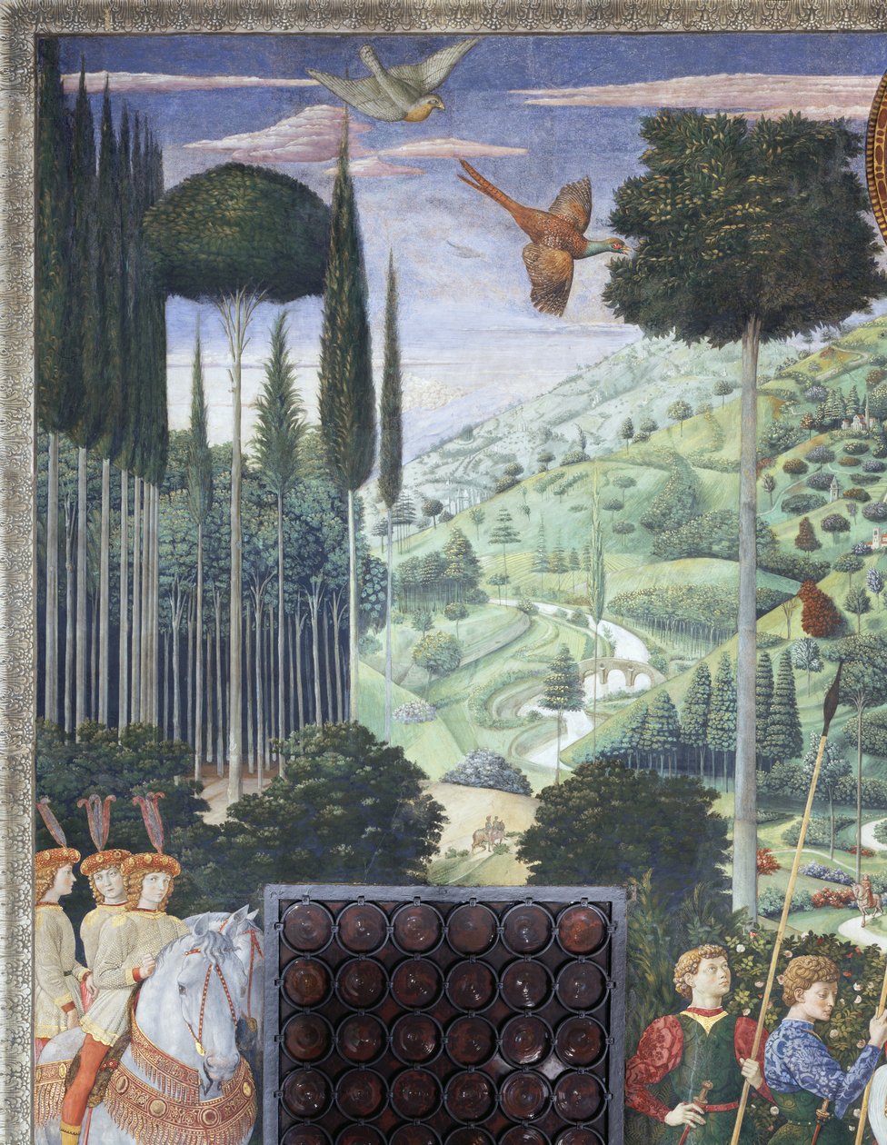 Procession of Balthasar as John VIII Palaeologus, Detail from the Journey of the Magi Cycle by Benozzo di Lese di Sandro Gozzoli