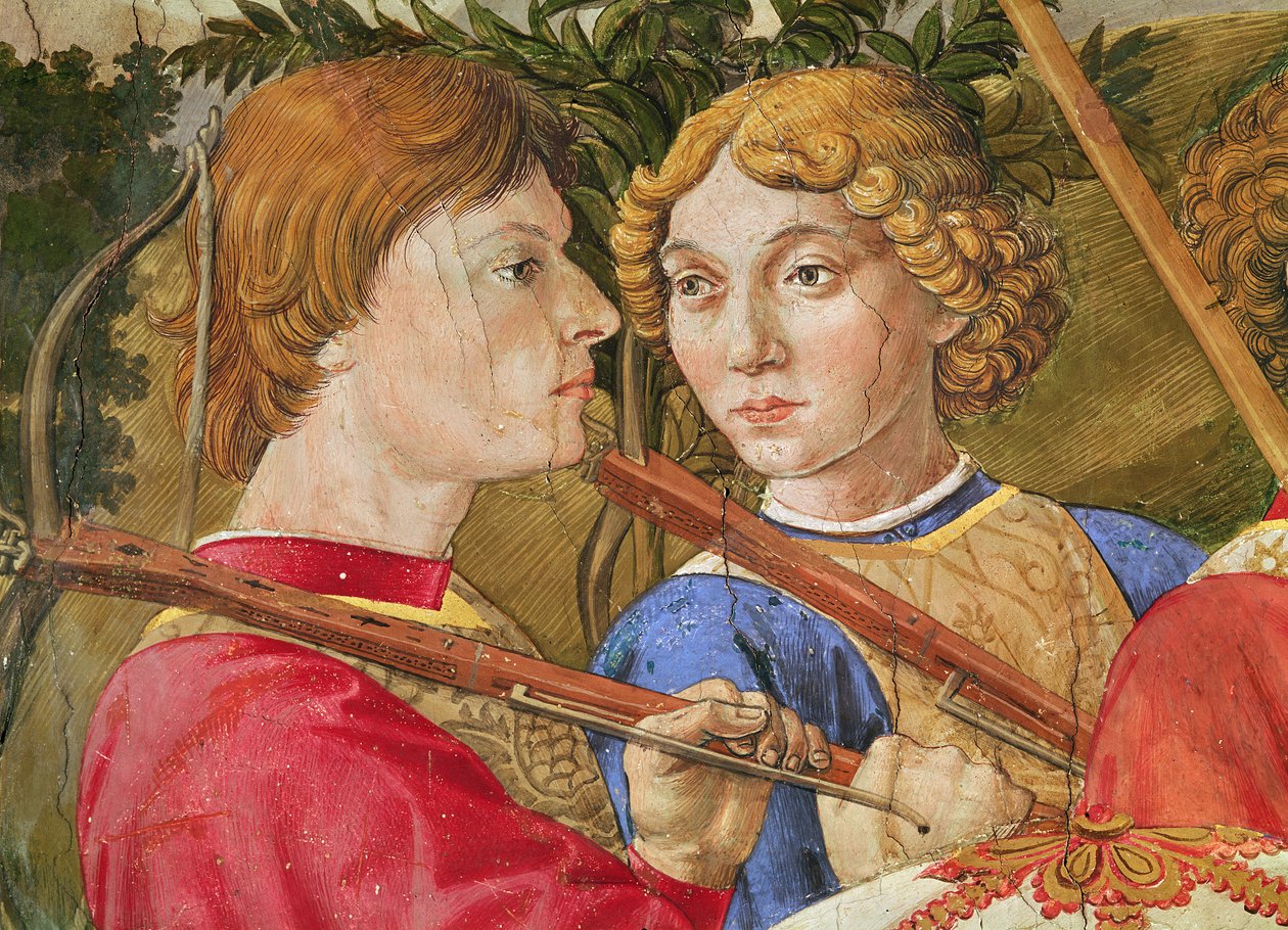 Procession of the Magi, Procession Led by Lorenzo the Magnificent in the Guise of the Magus Caspar (detail) by Benozzo di Lese di Sandro Gozzoli