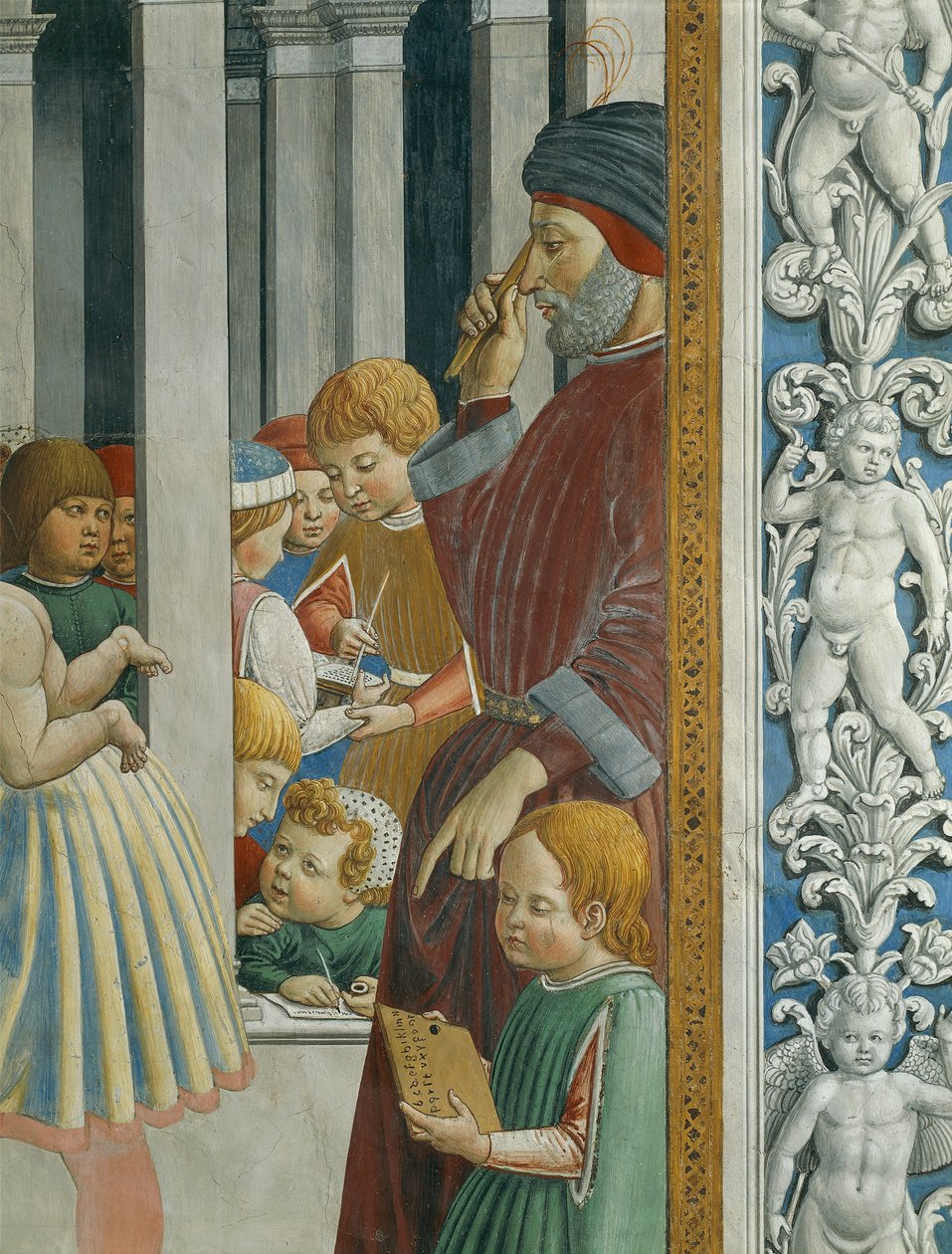 Stories of St. Augustine: Teacher and Pupils by Benozzo di Lese di Sandro Gozzoli
