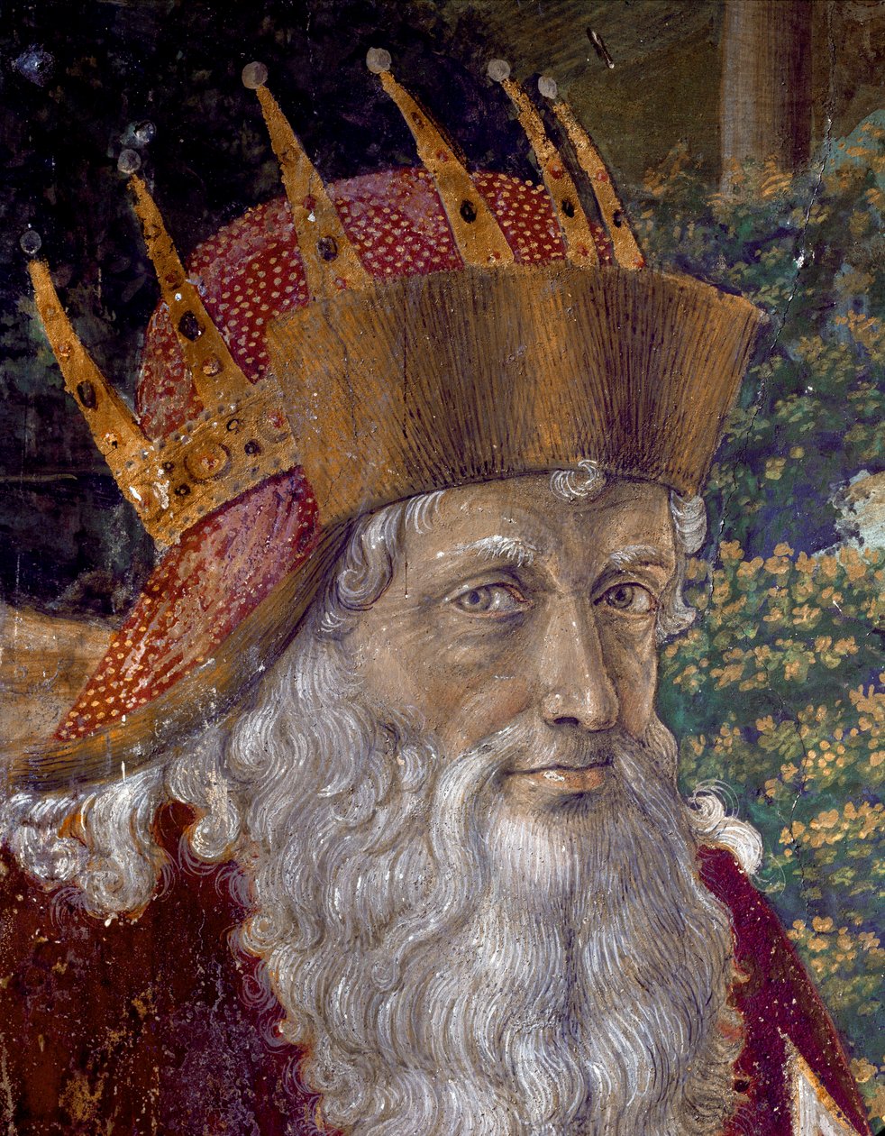 The Journey of the Magi. Cortege of the Magi of Jerusalem to Bethlehem called 