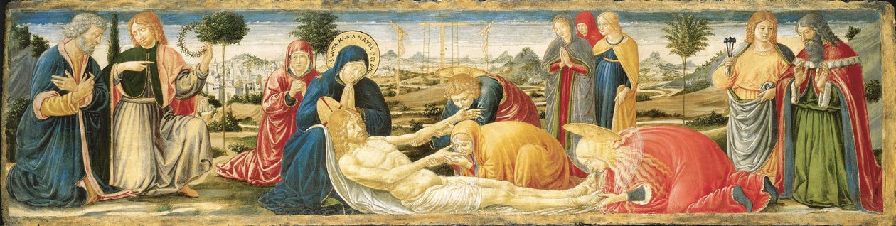 The Lamentation over the Dead Christ by Benozzo di Lese di Sandro Gozzoli