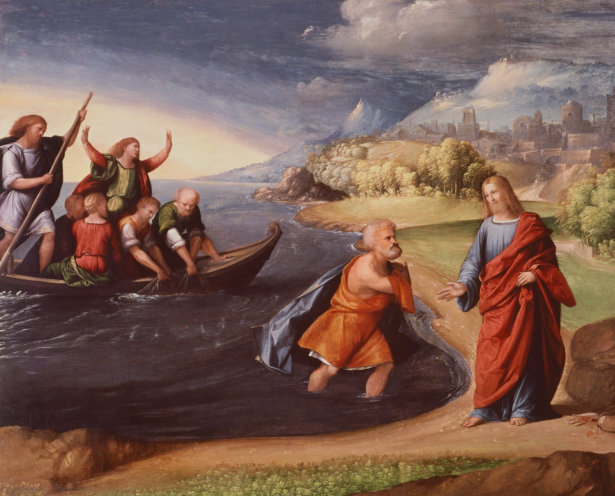 Miraculous catch by Benvenuto Tisi da Garofalo