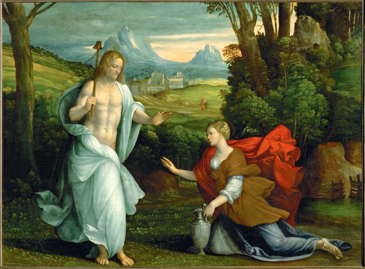 Noli Me Tangere, Christ Appears to Mary of Magdala by Benvenuto Tisi da Garofalo