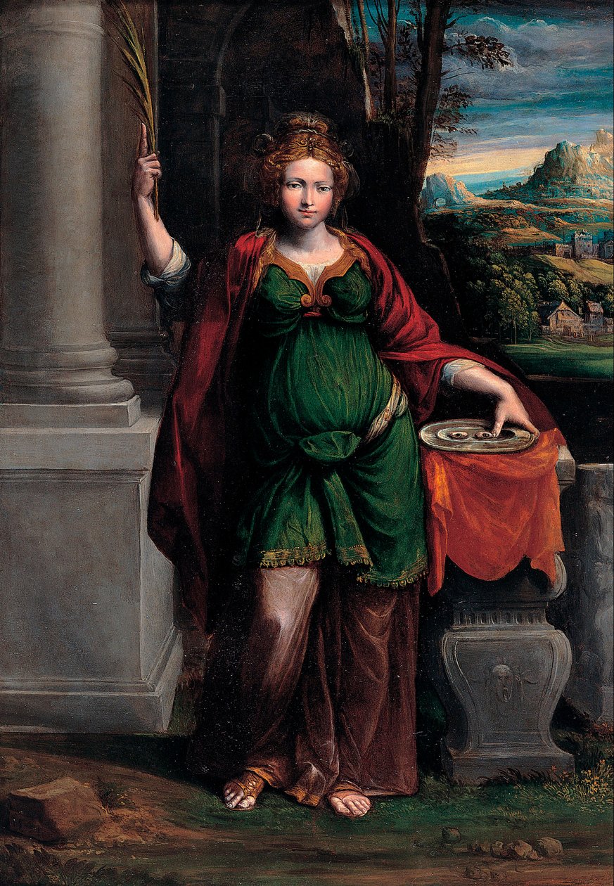Saint Lucy by Benvenuto Tisi da Garofalo