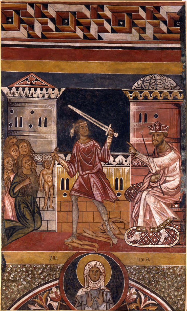 The Massacre of the Innocents by Berlinghiero (fl.1228 36) Berlinghieri