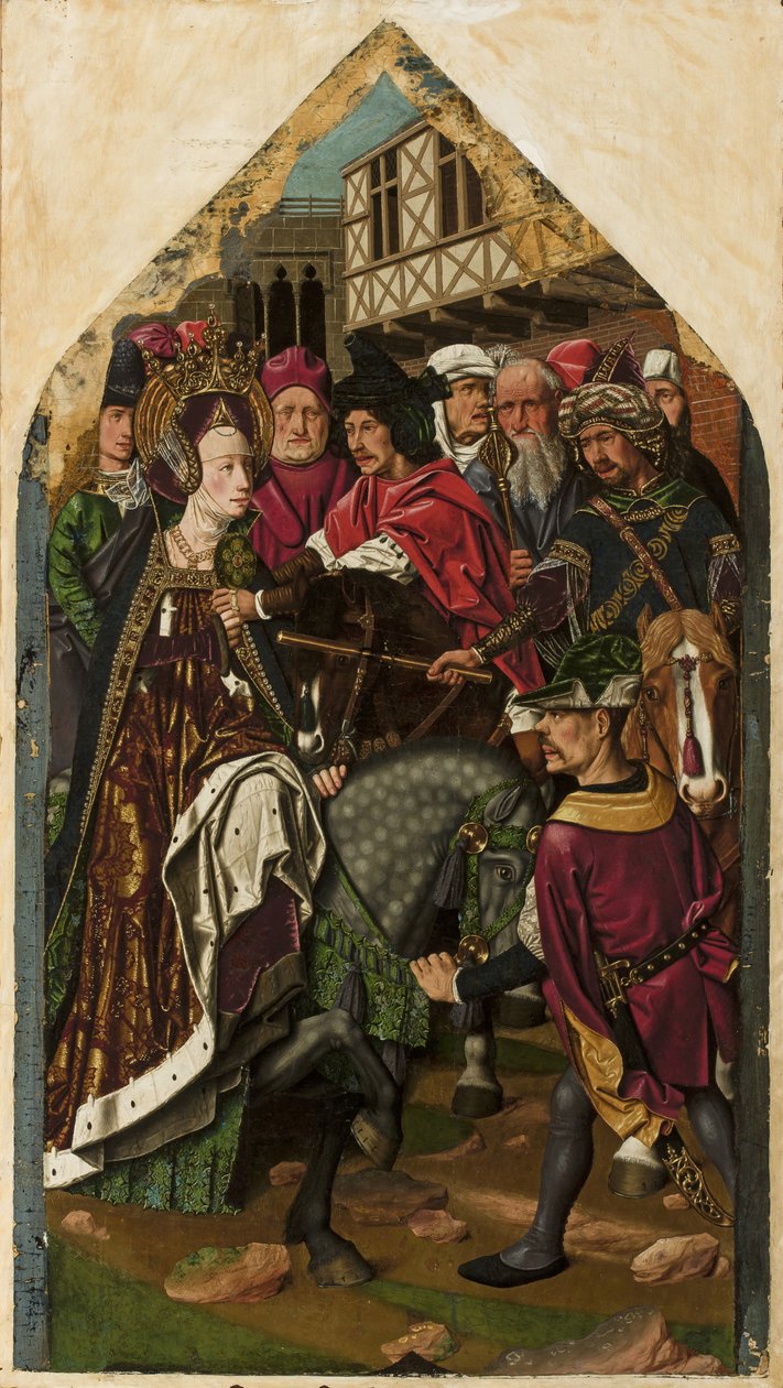 The Arrest of Santa Engracia, 1474-77 by Bartolomé Bermejo