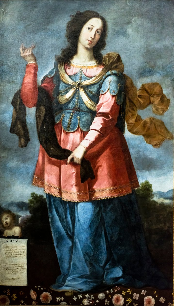 Abisag the Young Shunammite by Bernab? de (attr. to) Ayala