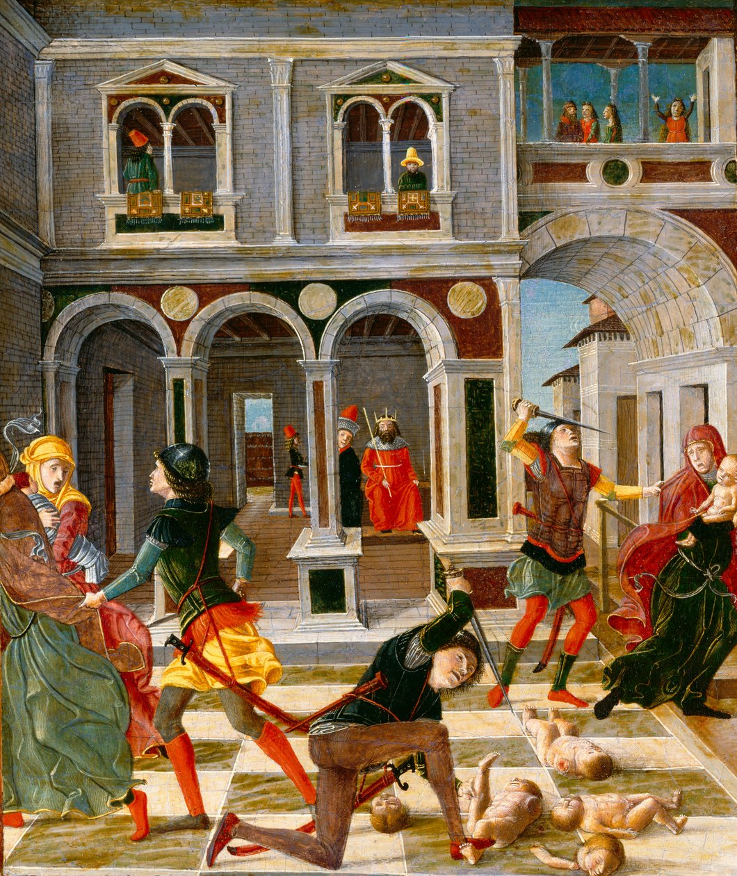 The Massacre of The Innocents, mid-late 15th century by Bernadino Jacobi Butinone