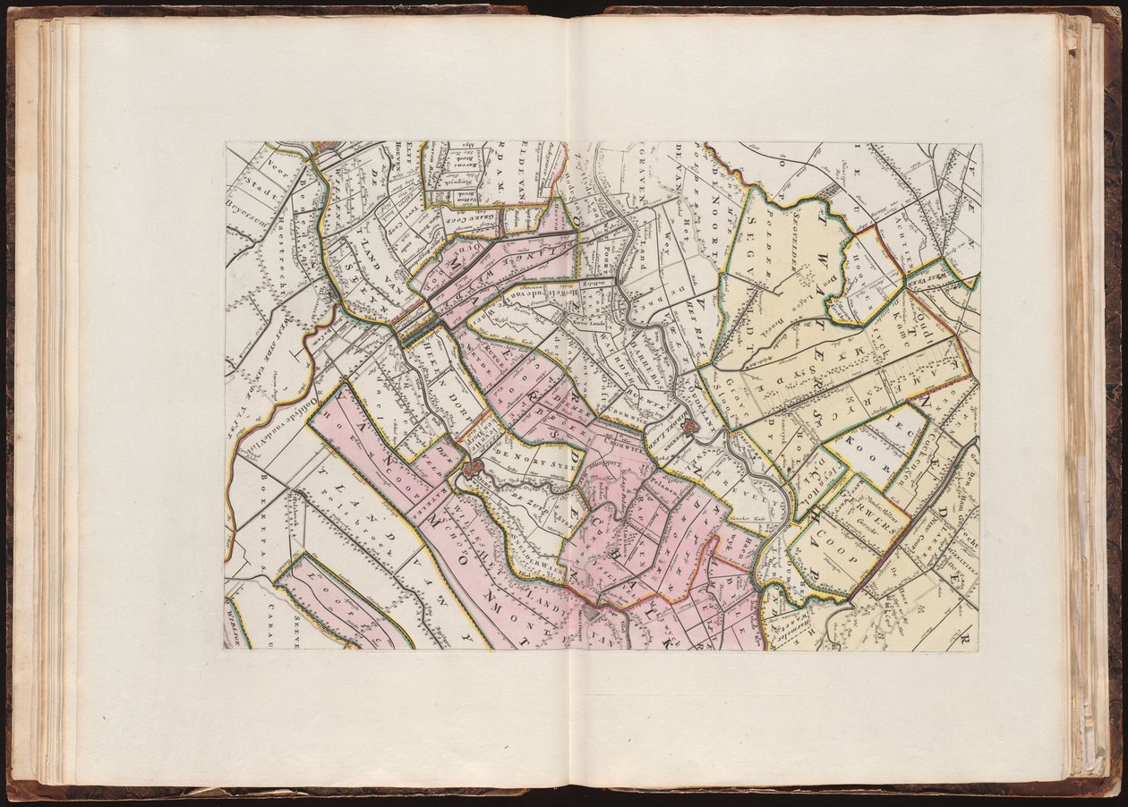 New Map of the Land of Utrecht by Order of the Ed. Mog. Heeren Staten by Bernard de Roĳ