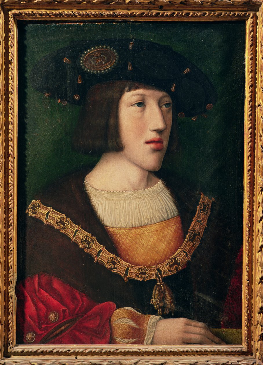 Portrait of Charles V, at the age of about sixteen, 1516 by Bernard van Orley