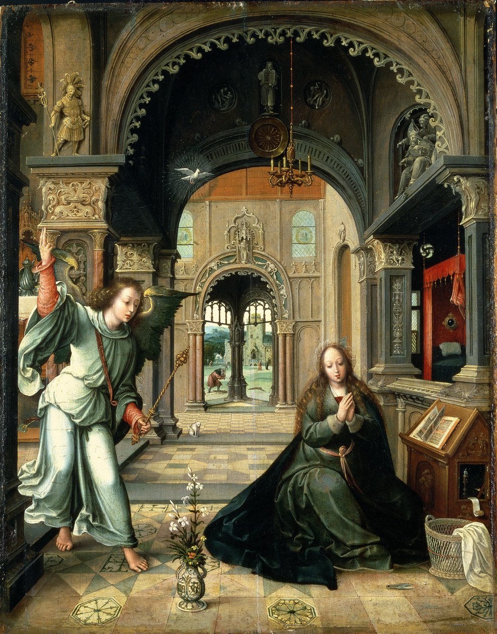 The Annunciation, Early 16th Century by Bernard van Orley
