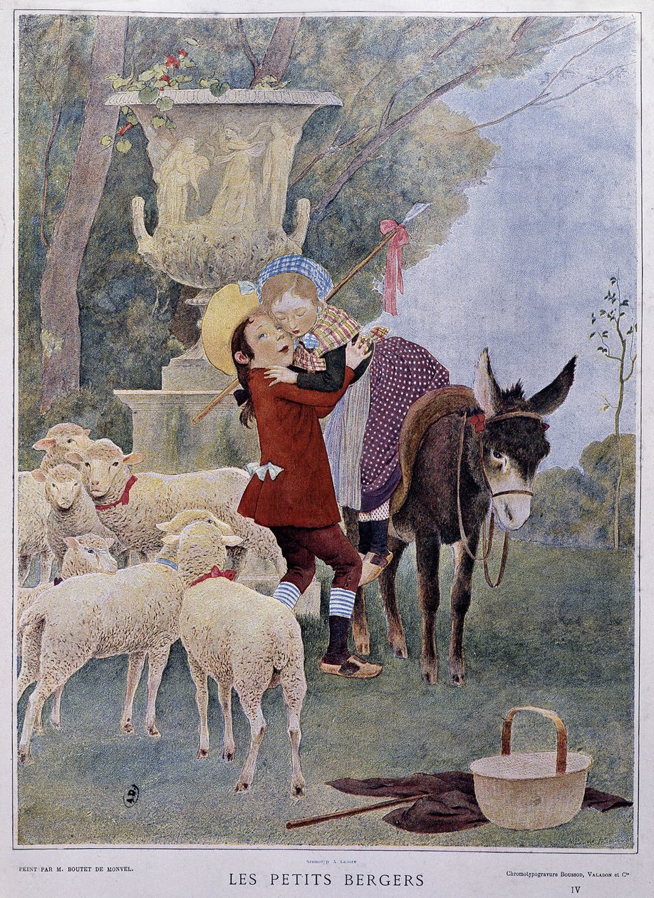Little Shepherds by Bernard Boutet de Monvel