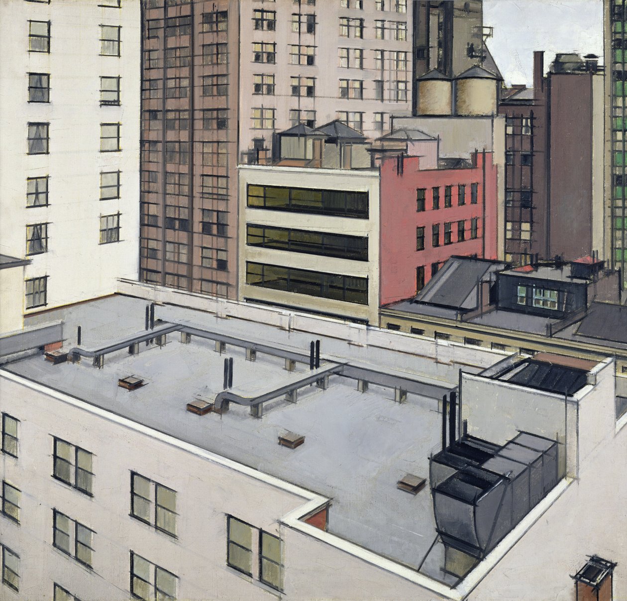 Roofs of New York, c.1930 by Bernard Boutet de Monvel