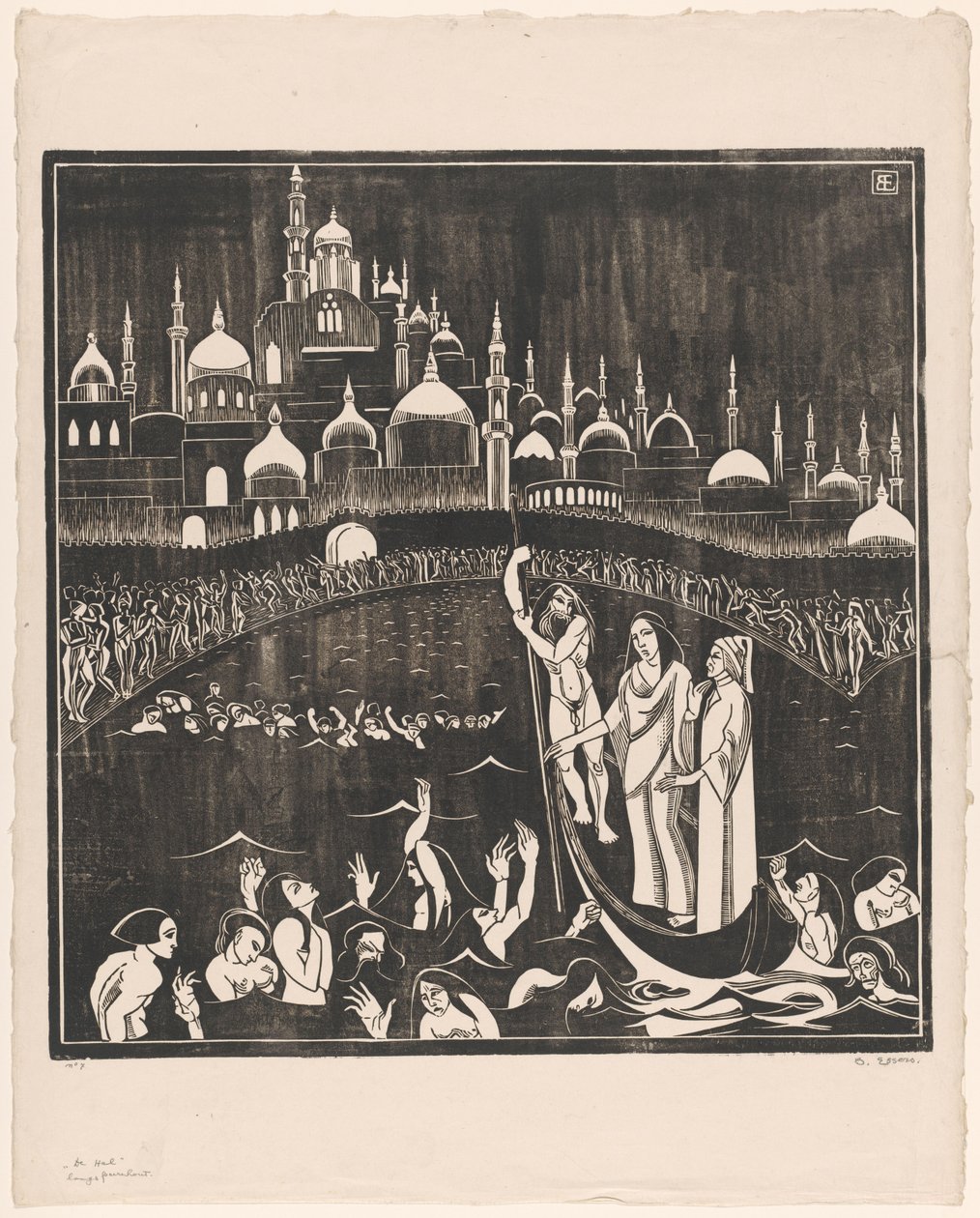 Hell by Bernard Essers (signed by artist)