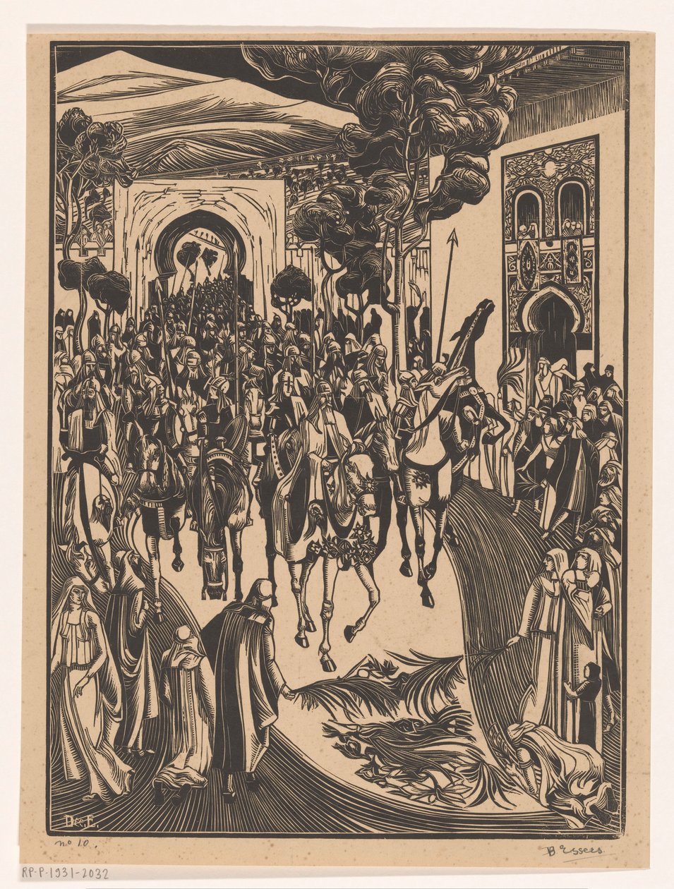 Entry by Bernard Essers (signed by artist)