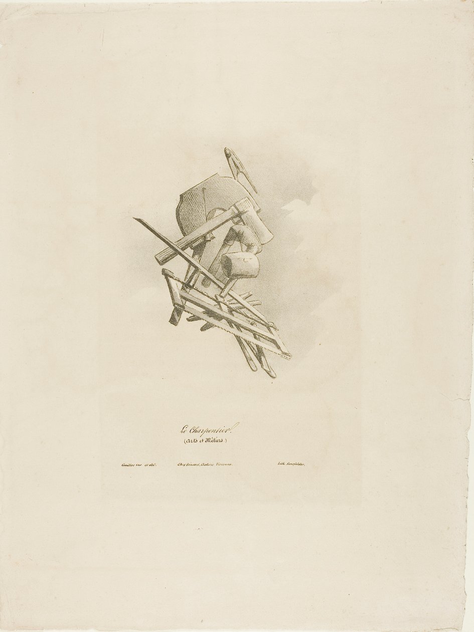 The Carpenter, from Arts et Métiers by Bernard Gaillot