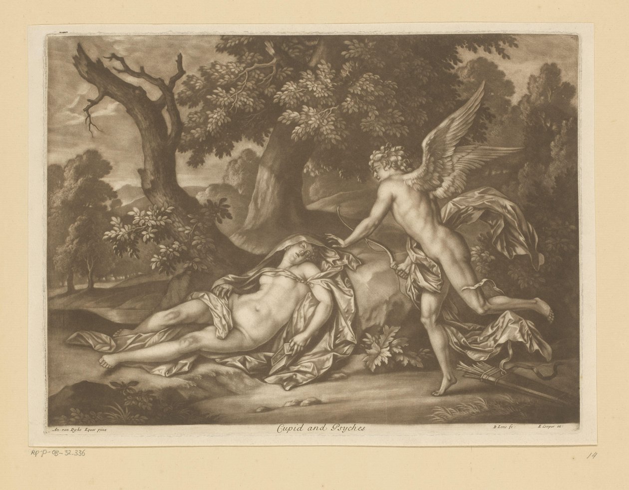 Cupid and Psyche by Bernard Lens (II)