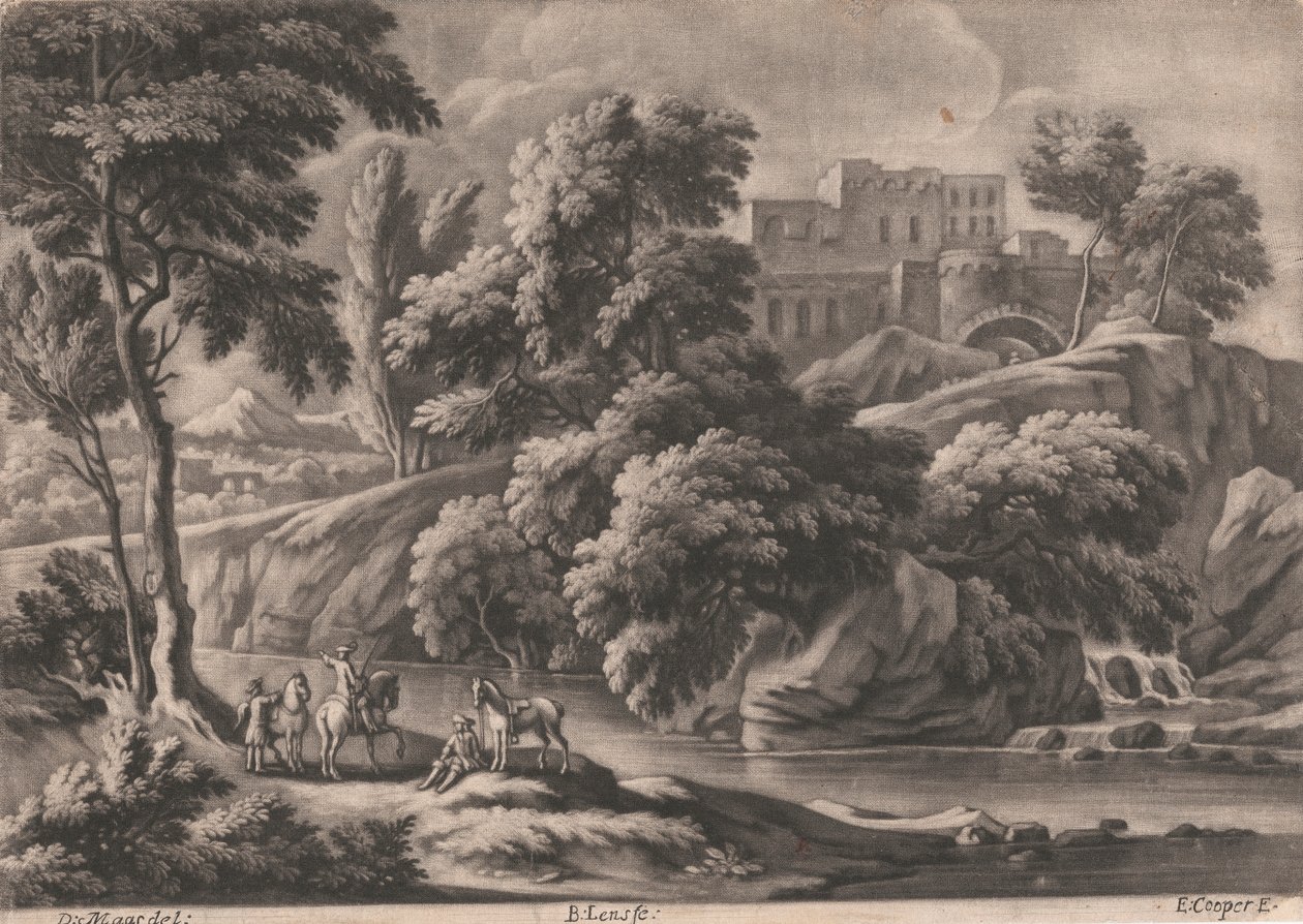 Landscape with Castle by Bernard Lens