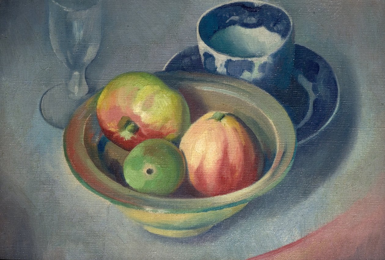 Still Life with Apples by Bernard Meninsky