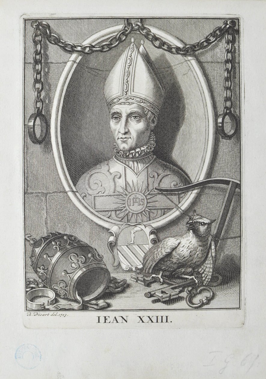 Antipope John XXIII Baldassare Cossa by Bernard Picart