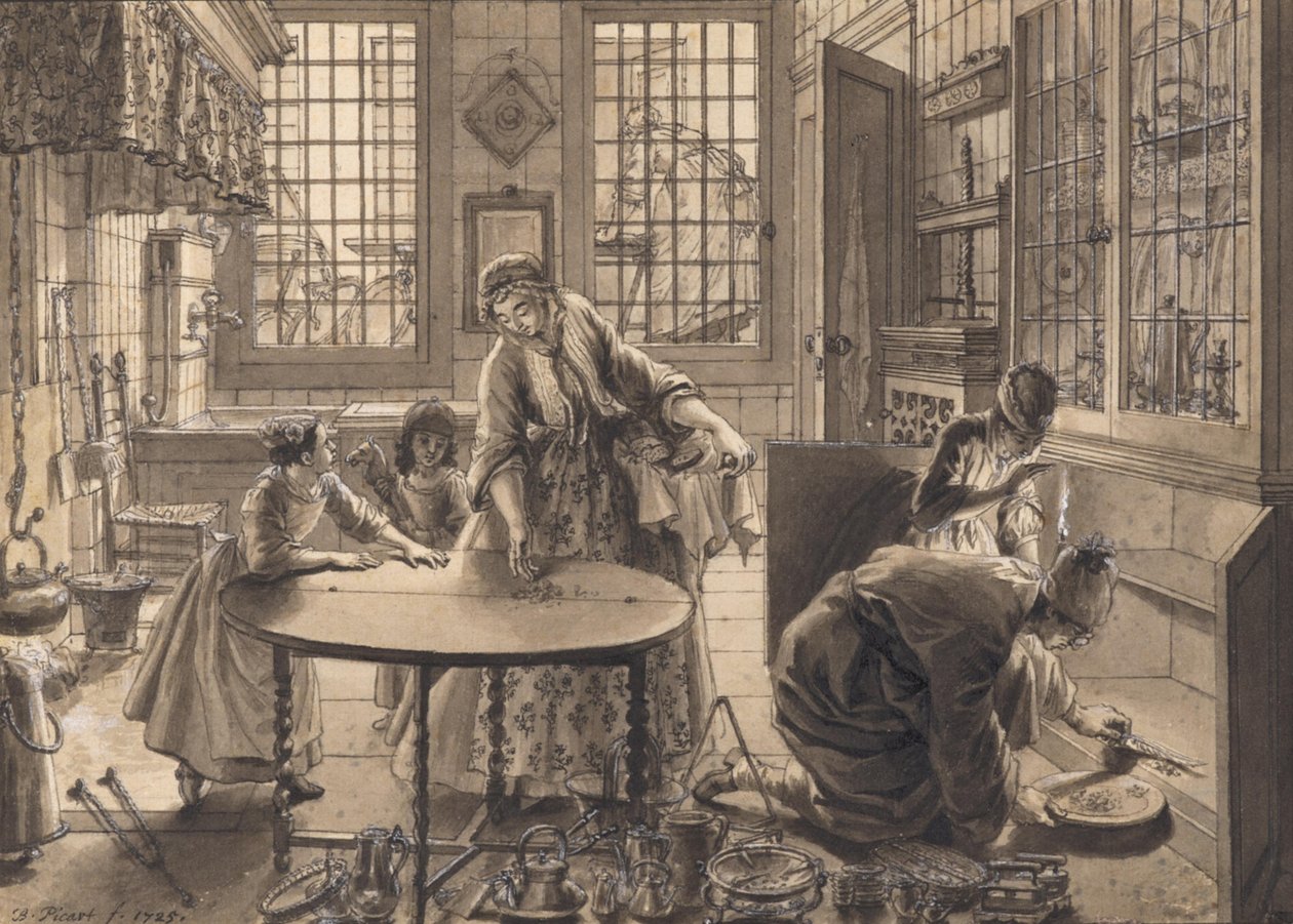 Cleaning the House for Jewish Passover by Bernard Picart