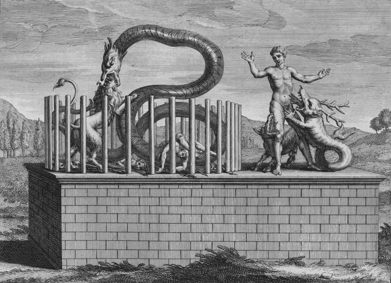 Idols of Campeche and Yucatan, 1723 by Bernard Picart
