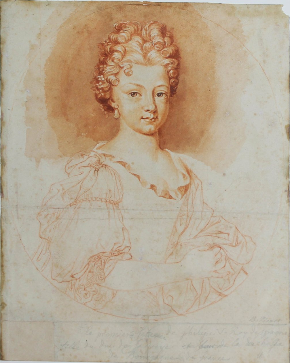 Maria Luisa of Savoy by Bernard Picart