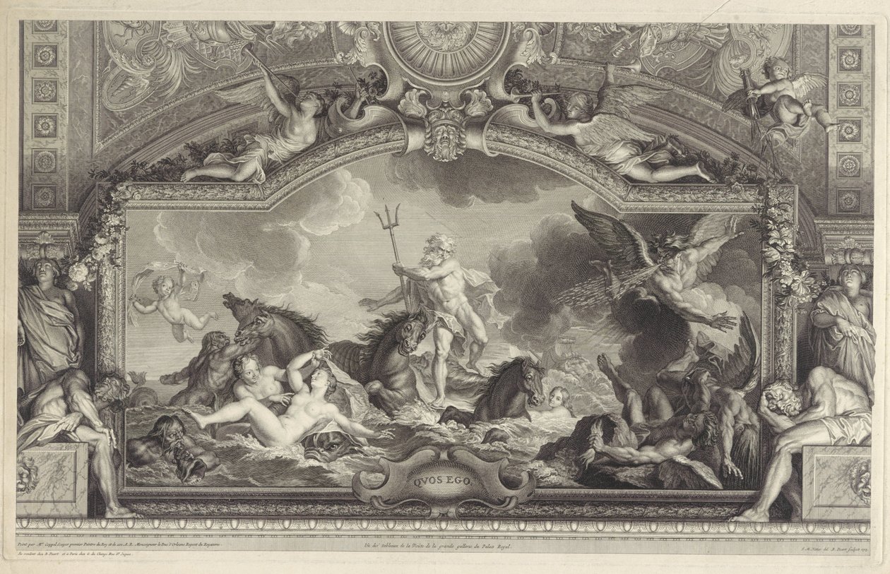 Neptune Calms the Waves by Bernard Picart
