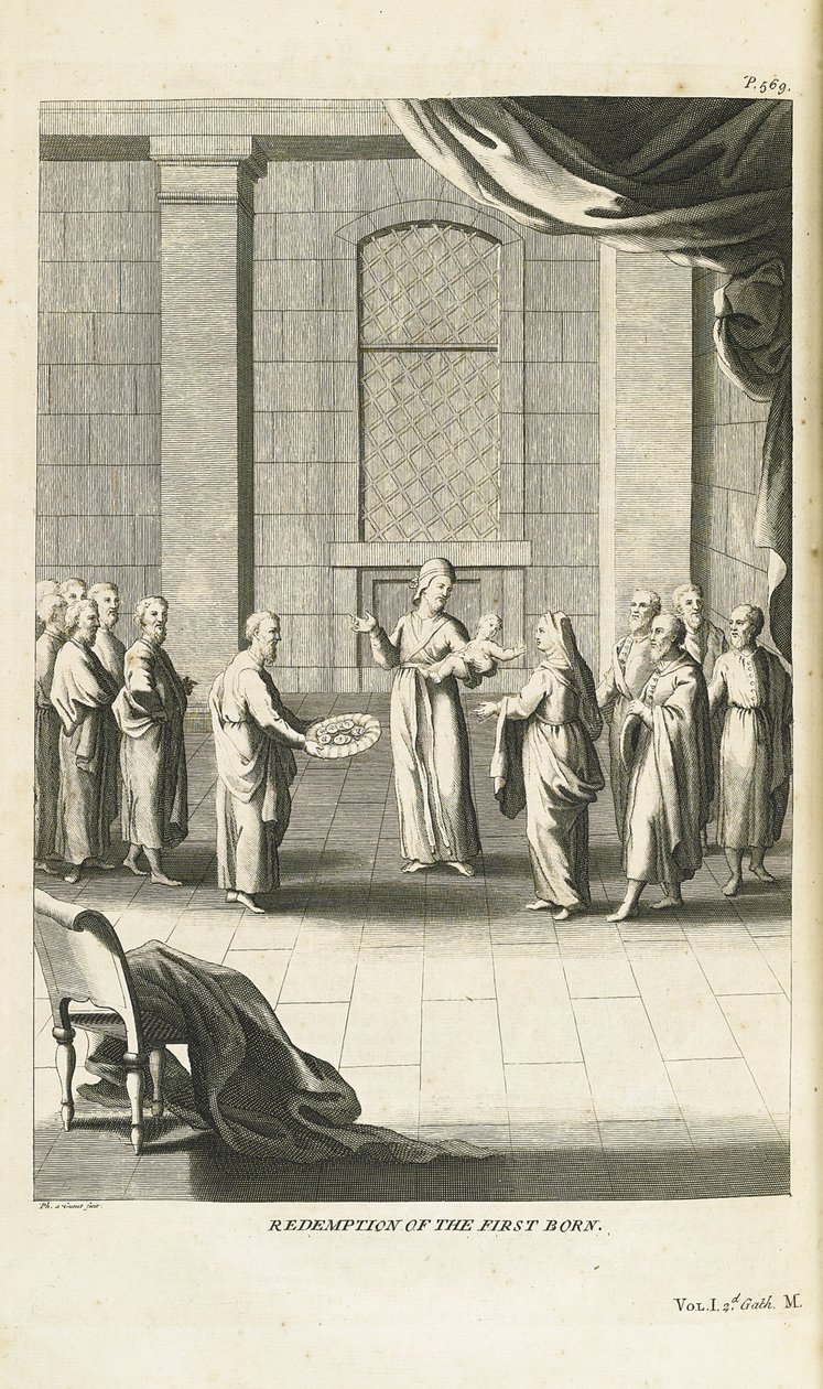 Redemption of the Firstborn Son, 1735-1739 by Bernard Picart