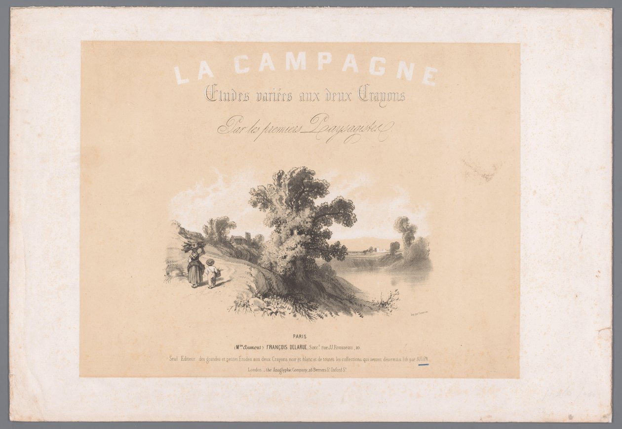 Cover for Six Prints Depicting Rural Life by Bernard Romain Julien